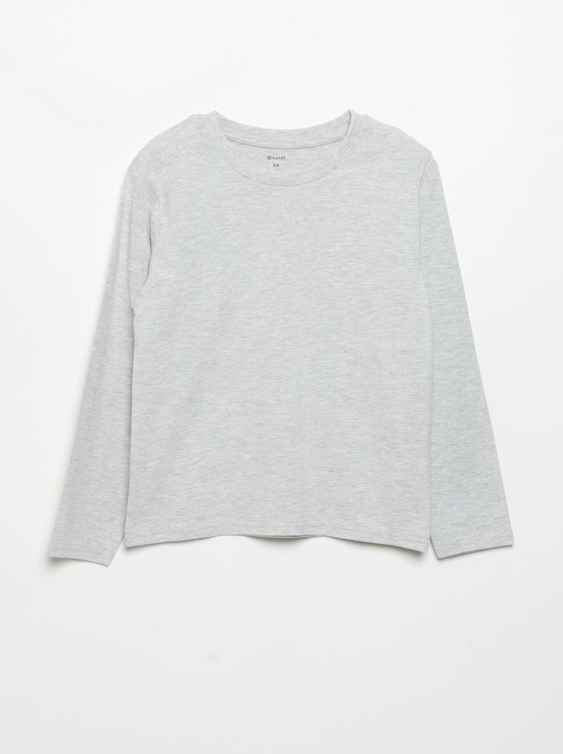 Pack de 3 t-shirts lisos Preto - Kiabi