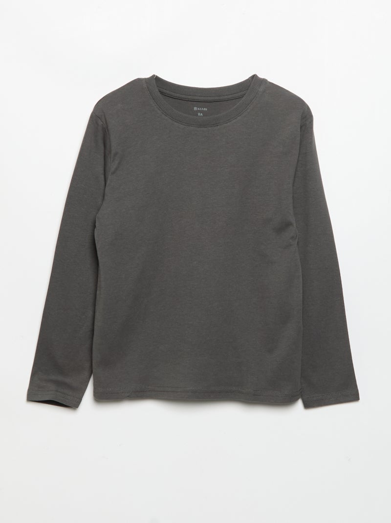 Pack de 3 t-shirts lisos Verde - Kiabi
