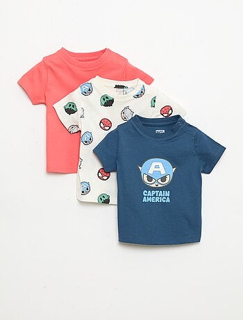 Pack de 3 T-shirts 'Marvel' 'Avengers'