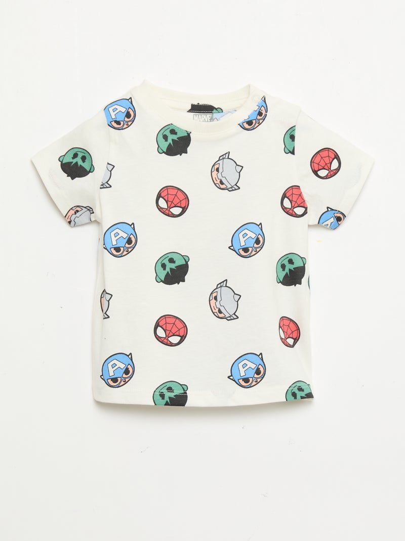Pack de 3 T-shirts 'Marvel' 'Avengers' Azul - Kiabi