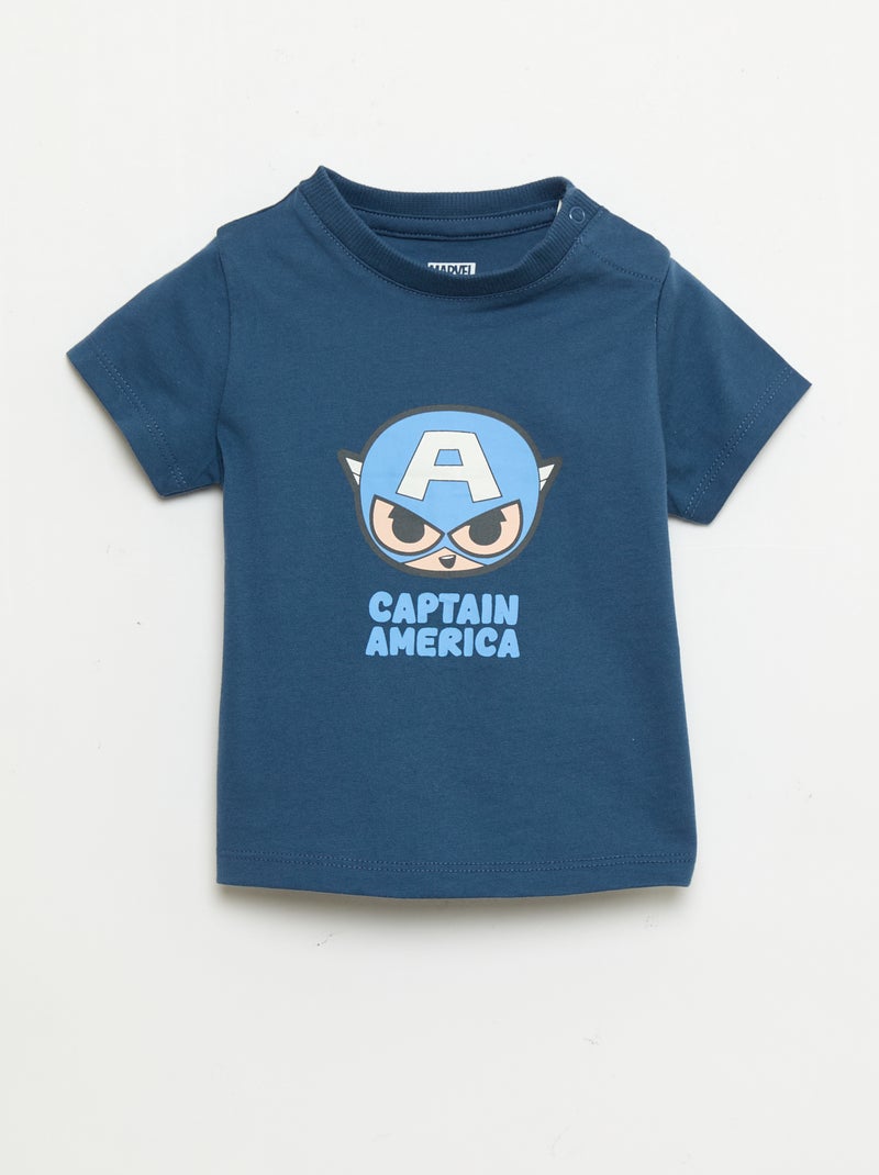 Pack de 3 T-shirts 'Marvel' 'Avengers' Azul - Kiabi
