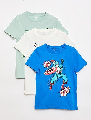 Pack de 3 T-shirts 'Marvel' de manga curta