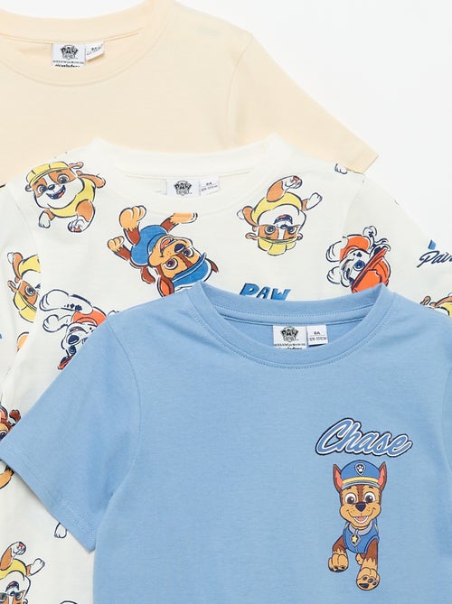 Pack de 3 T-shirts 'Patrulha Pata' de manga curta - Kiabi