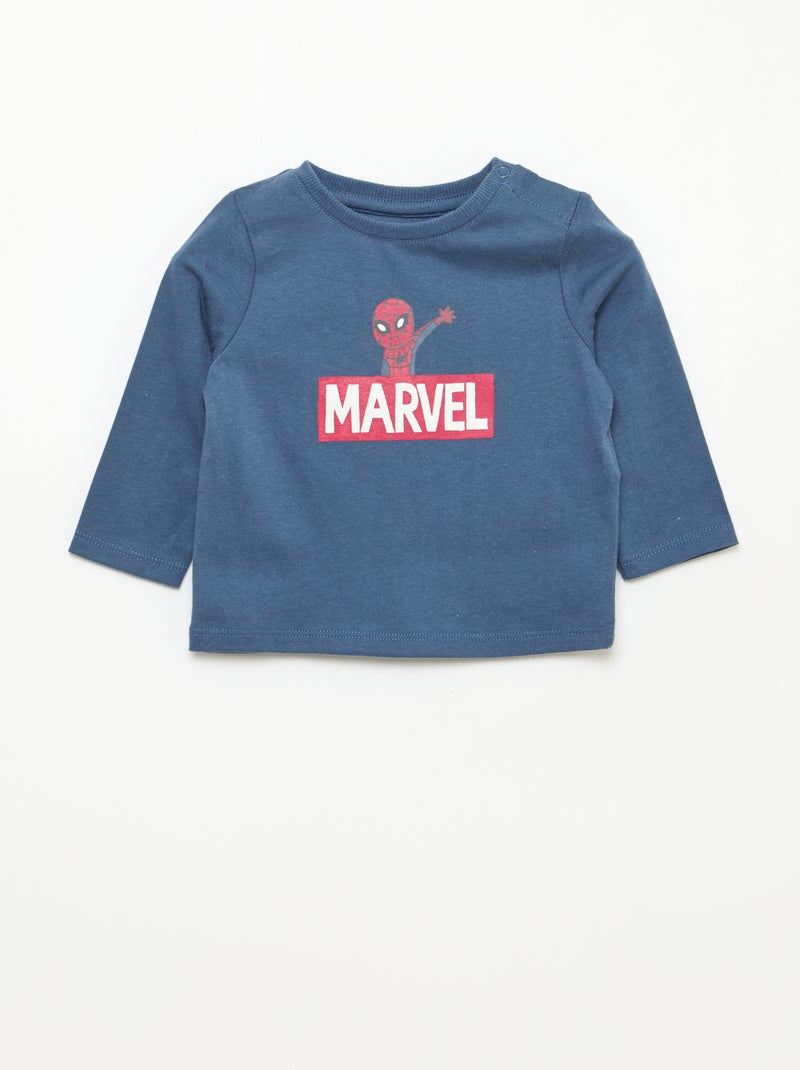 Pack de 3 T-shirts 'Spiderman' Azul - Kiabi