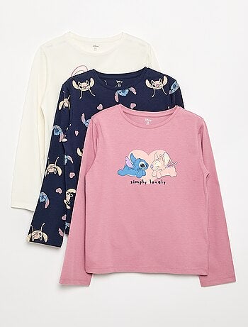 Pack de 3 t-shirts 'Stitch' & 'Angel'