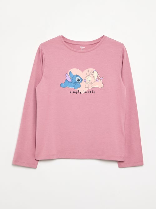 Pack de 3 t-shirts 'Stitch' & 'Angel' - Kiabi