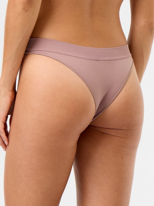 Pack de 3 tangas sem costura - Kiabi