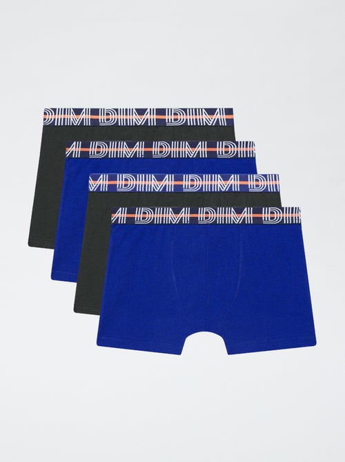 Pack de 4 boxers 'Dim' - Kiabi Pack de 4 boxers 'Dim' - Kiabi