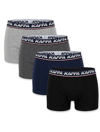 Pack de 4 Cuecas Boxer Homem KAPPA - Algodão, Caixa Presente