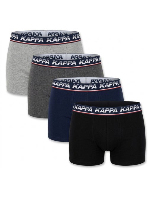 Pack de 4 Cuecas Boxer Homem KAPPA - Algodão, Caixa Presente - Kiabi Pack de 4 Cuecas Boxer Homem KAPPA - Algodão, Caixa Presente - Kiabi