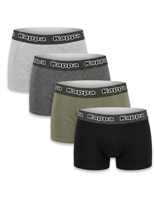 Pack de 4 Cuecas Boxer Homem KAPPA - Algodão, Caixa Presente - Kiabi Pack de 4 Cuecas Boxer Homem KAPPA - Algodão, Caixa Presente - Kiabi