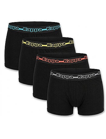 Pack de 4 Cuecas Boxer Homem KAPPA - Algodão, Caixa Presente