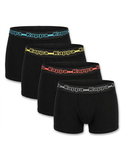 Pack de 4 Cuecas Boxer Homem KAPPA - Algodão, Caixa Presente - Kiabi Pack de 4 Cuecas Boxer Homem KAPPA - Algodão, Caixa Presente - Kiabi