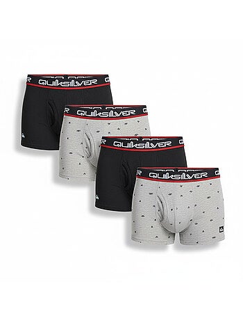 Pack de 4 cuecas boxer homem quiksilver oferta