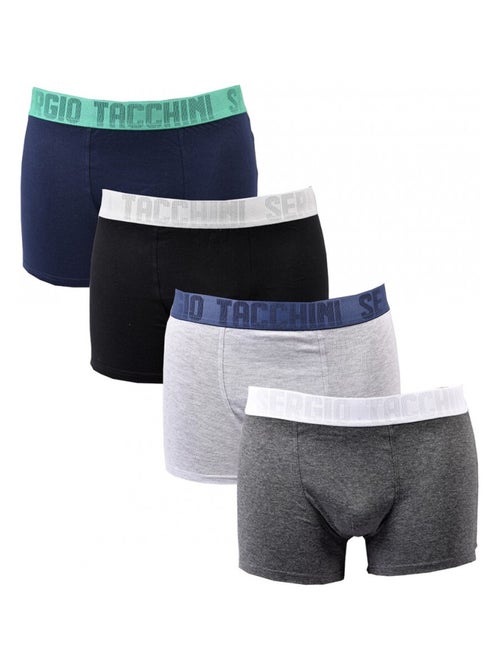 Pack de 4 Cuecas Boxer SERGIO TACCHINI - Kiabi