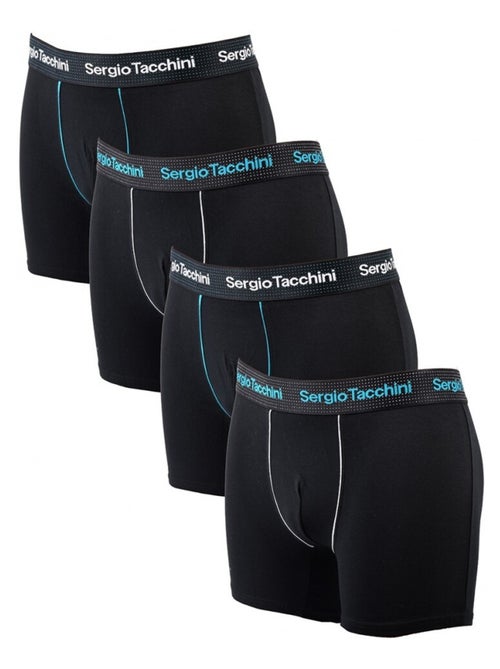Pack de 4 Cuecas Boxer SERGIO TACCHINI - Kiabi Pack de 4 Cuecas Boxer SERGIO TACCHINI - Kiabi