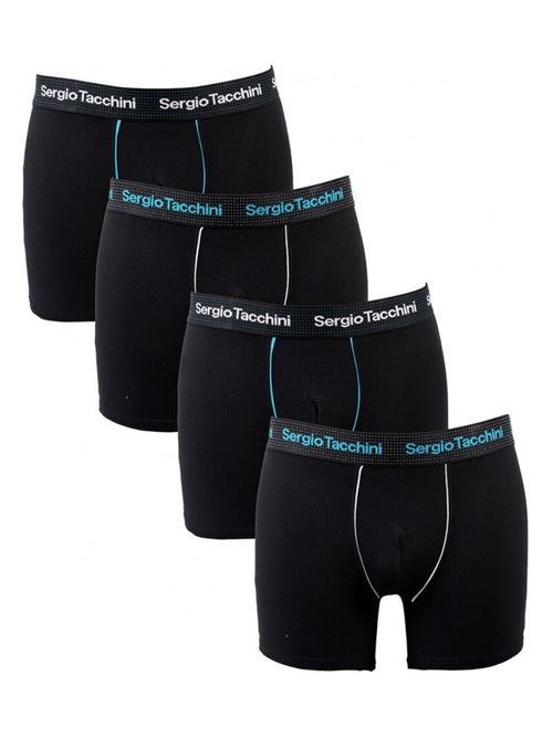 Pack de 4 Cuecas Boxer SERGIO TACCHINI - Kiabi Pack de 4 Cuecas Boxer SERGIO TACCHINI - Kiabi