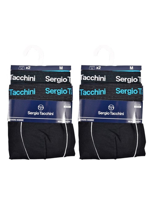 Pack de 4 Cuecas Boxer SERGIO TACCHINI - Kiabi Pack de 4 Cuecas Boxer SERGIO TACCHINI - Kiabi