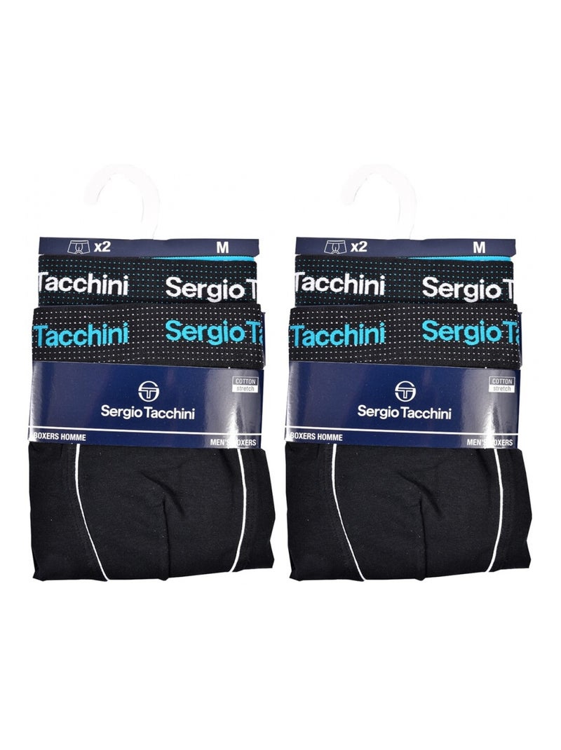 Pack de 4 Cuecas Boxer SERGIO TACCHINI Multicolorido - Kiabi