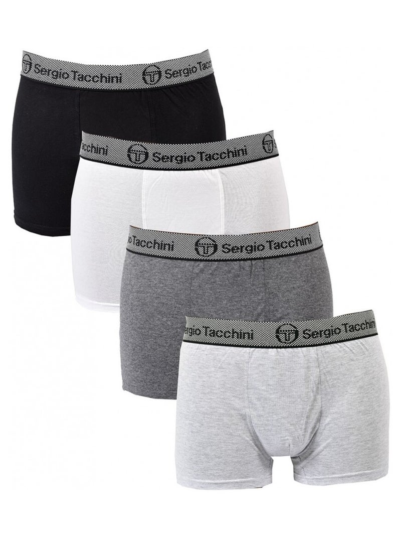 Pack de 4 Cuecas Boxer SERGIO TACCHINI Multicolorido - Kiabi