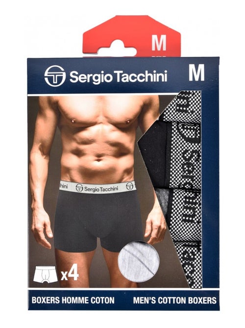 Pack de 4 Cuecas Boxer SERGIO TACCHINI - Kiabi
