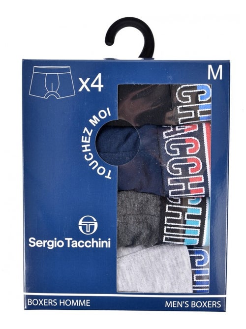 Pack de 4 Cuecas Boxer SERGIO TACCHINI - Kiabi