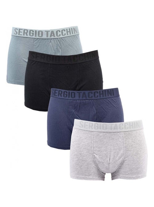 Pack de 4 Cuecas Boxer SERGIO TACCHINI - Kiabi
