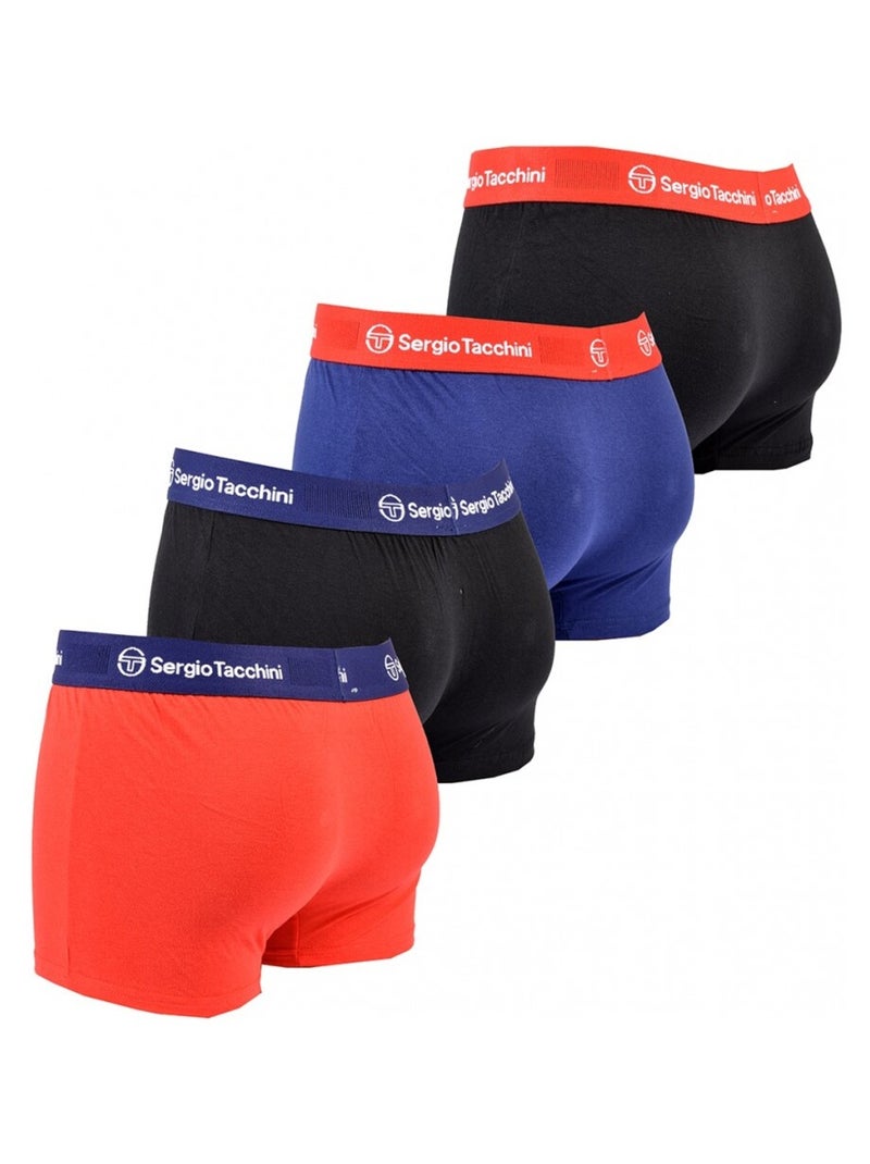 Pack de 4 Cuecas Boxer SERGIO TACCHINI Multicolorido - Kiabi