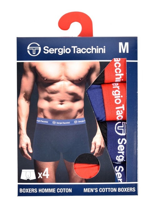 Pack de 4 Cuecas Boxer SERGIO TACCHINI - Kiabi