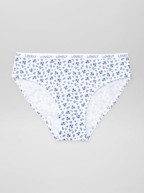 Pack de 4 Cuecas Estampadas - Kiabi