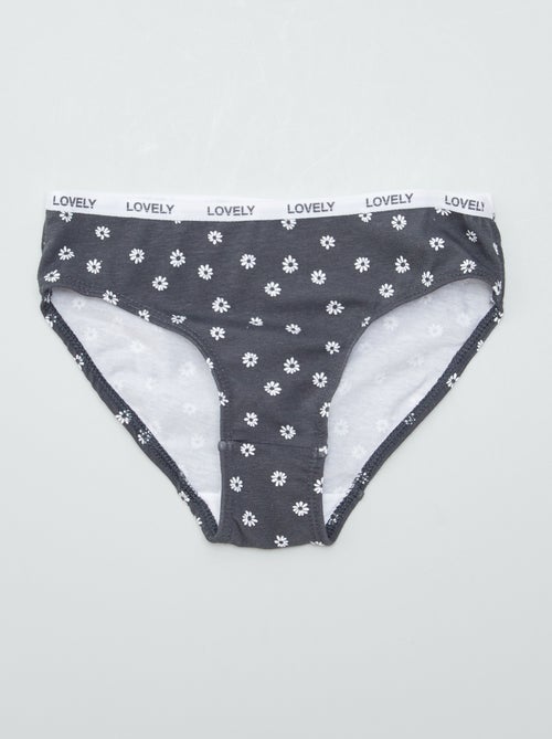 Pack de 4 cuecas estampadas - Kiabi