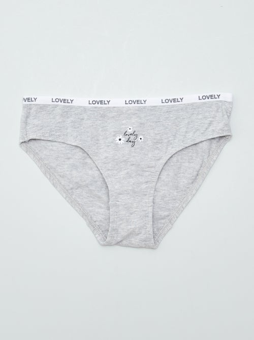 Pack de 4 cuecas estampadas - Kiabi