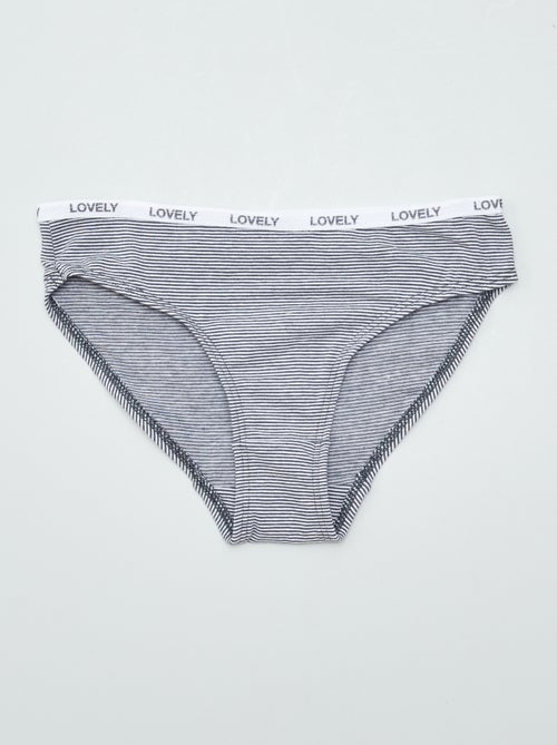 Pack de 4 cuecas estampadas - Kiabi