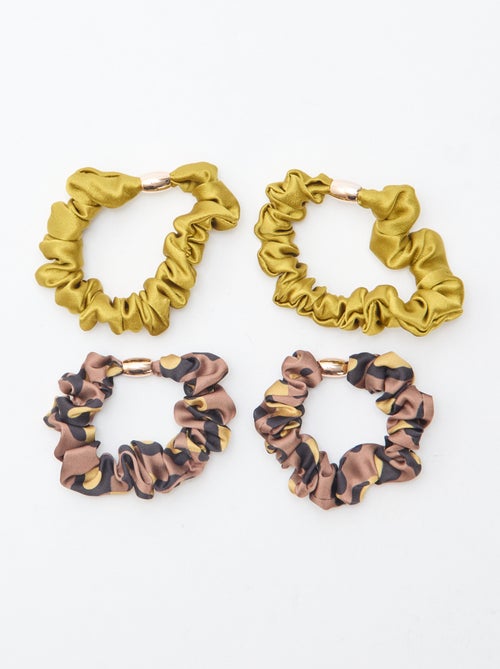 Pack de 4 elásticos acetinados - Kiabi