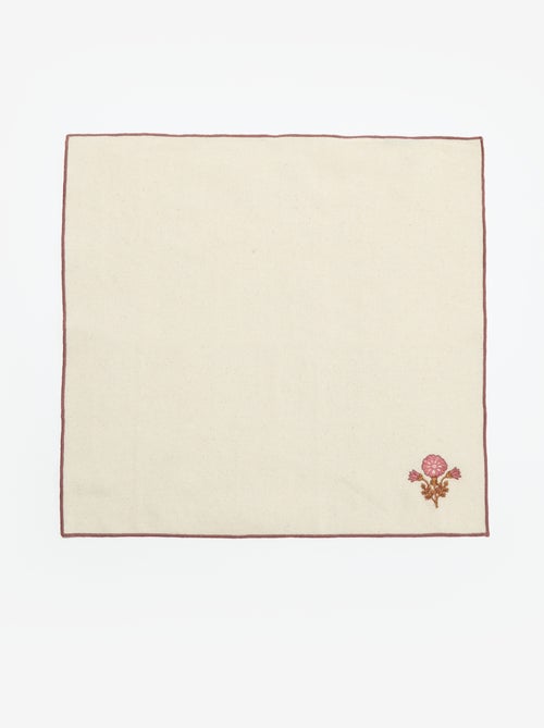 Pack de 4 guardanapos de mesa 40 x 40 cm - Kiabi