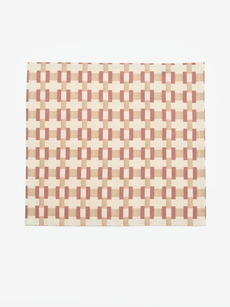 Pack de 4 guardanapos de mesa 40 x 40 cm Rosa - Kiabi