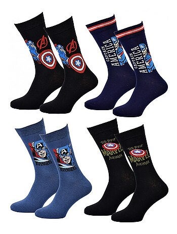 Pack de 4 Meias Homem MARVEL AVENGERS