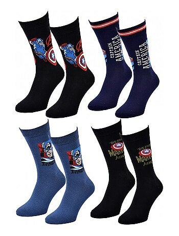 Pack de 4 Meias Homem MARVEL AVENGERS