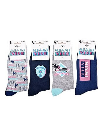 Pack de 4 Meias Homem MIAMI VICE