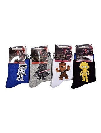 Pack de 4 Meias Rapaz STAR WARS