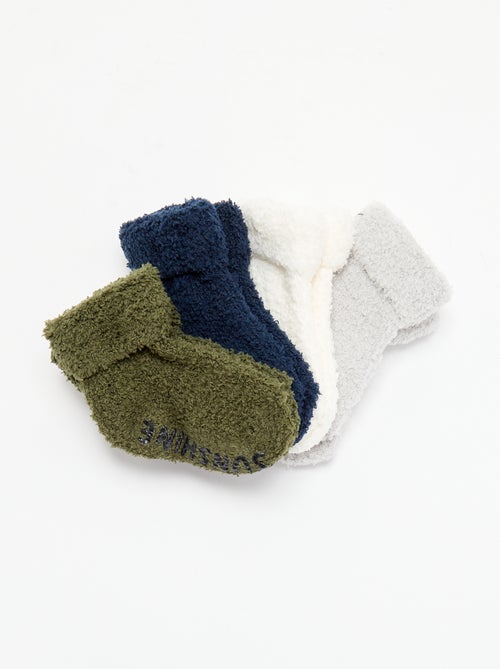 Pack de 4 pares de meias - Kiabi