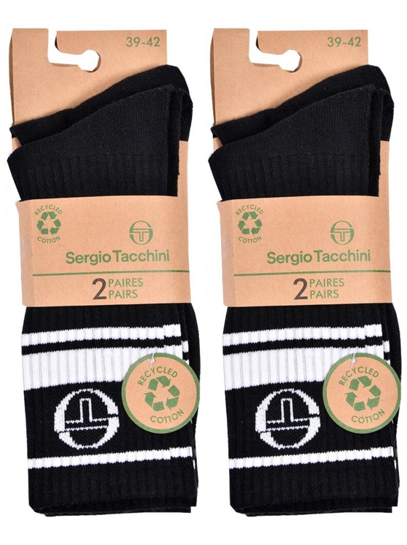 Pack de 4 Pares de Meias TENNIS SERGIO TACCHINI Multicolorido - Kiabi