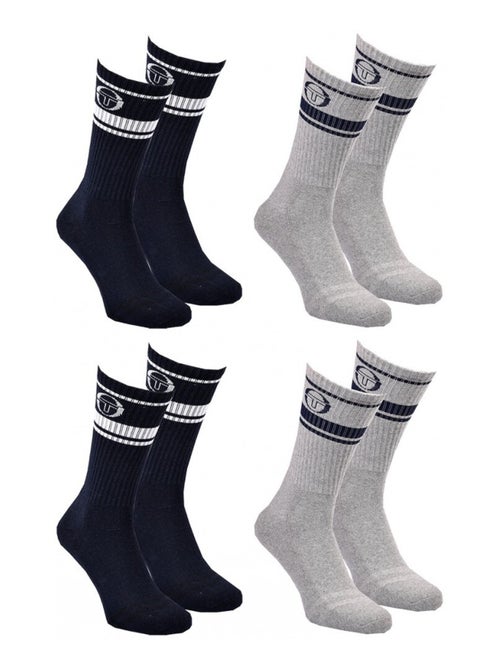 Pack de 4 Pares de Meias TENNIS SERGIO TACCHINI - Kiabi Pack de 4 Pares de Meias TENNIS SERGIO TACCHINI - Kiabi