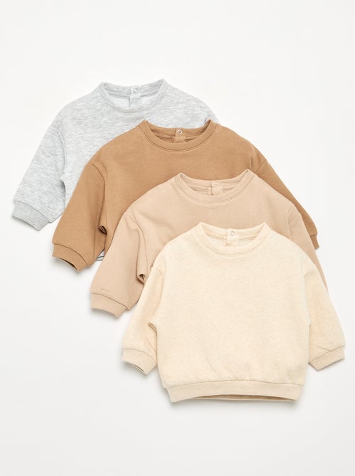 Pack de 4 sweats oversize - Kiabi