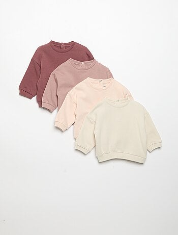 Pack de 4 sweats oversize