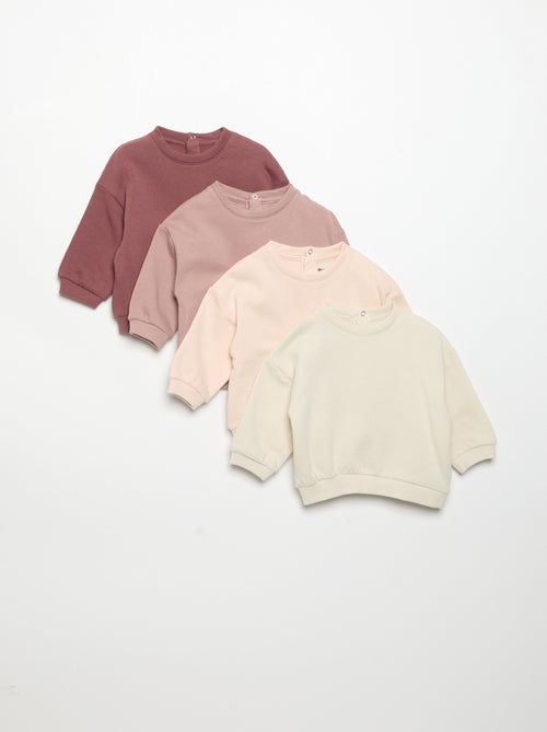 Pack de 4 sweats oversize - Kiabi