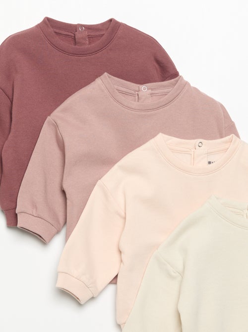 Pack de 4 sweats oversize - Kiabi