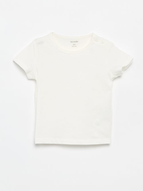 Pack de 4 T-shirts lisas - Kiabi