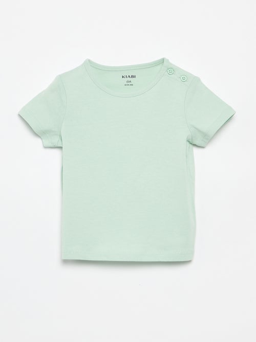 Pack de 4 T-shirts lisas - Kiabi
