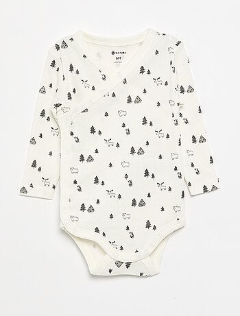 Pack de 5 bodies estampados de algodão